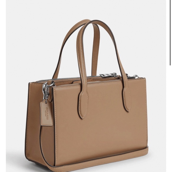 New Coach Small Nina Tote Bag- Taupe color - Picture 3 of 5